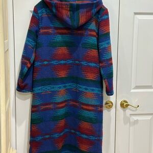 Woolrich Multicolor Long Sleeve Hooded Dress